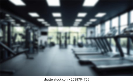 Fitness Center Blur Background Gym Personal Weight Training Studio Health Club With Blur Workout Equipment Bodybuilding Power Strength Class.1 - Powered by Shutterstock