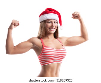 Fitness Santa Images Stock Photos Vectors Shutterstock