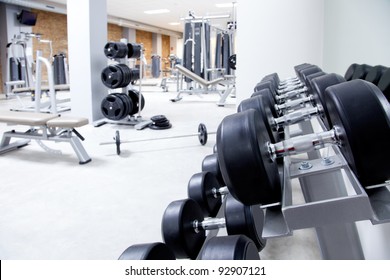 Fitness Club Weight Training Equipment Gym Modern Interior