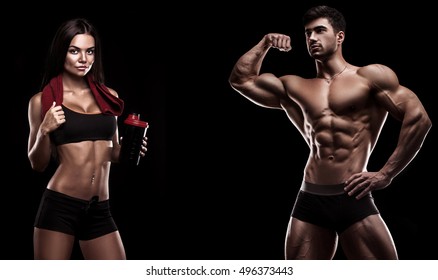 1000 Fitness Couple Stock Images Photos Vectors