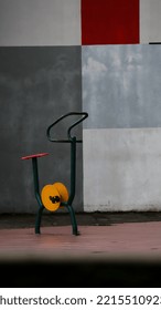 Fitness Equipment In A City Park