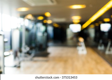 Fitness Gym Blurred Background