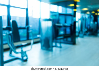 Fitness Gym Blurred Background