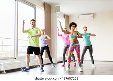 Fitness Sport Dance Lifestyle Concept Group Stock Photo 489607258 ...