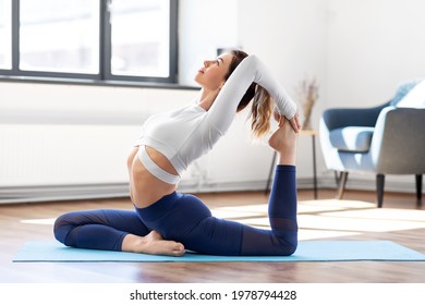 621 Yoga mermaid pose Images, Stock Photos & Vectors | Shutterstock