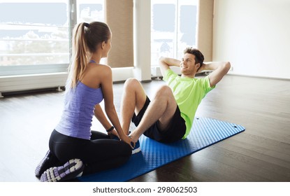 Fitness Sport Training Teamwork People Concept Stock Photo 298062503 ...