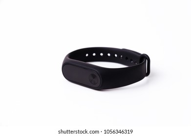 Fitness Tracker Bracelet Isolated On White