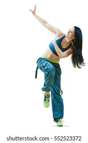 fitness zumba instructor dancing exercises