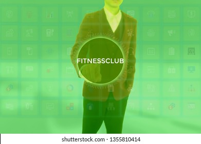 FITNESSCLUB - technology and business concept