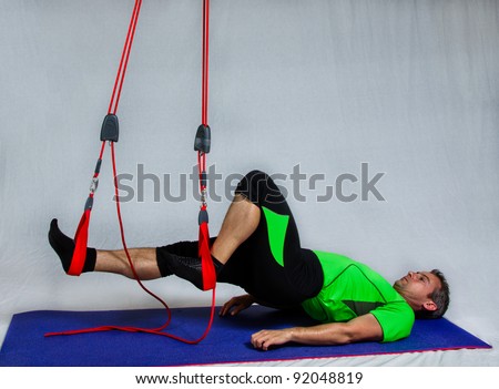 fitnesstraining with some slings