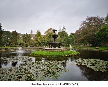 Fitzgeralds Park, a pleasant urban park with a beautiful fountain and lots of greenery in the city of Cork, Ireland. - Shutterstock ID 1543852769