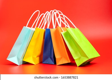 colorful gift bags