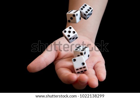 Similar – Image, Stock Photo gambling Playing