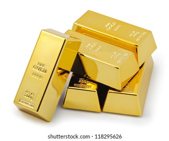 Five gold bars