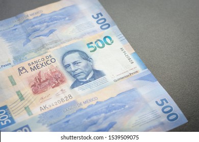 Five Hundred New Mexican Pesos Bills