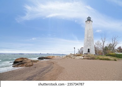 Five Mile Point Lighthouse In New Haven CT