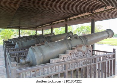 Five Of The Nine Holy Cannons Is Considered As A Highly Valuable Bronze Artwork In Hue Imperial Citadel. Discovering Unique Features Of The Nine Holy Cannons Is Definitely One Of The Most Things To Do