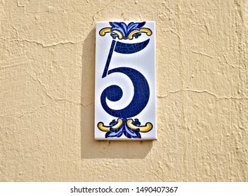 Five Number 5 Decorative Digit On Stock Photo 1490407367 | Shutterstock