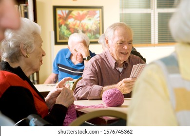 Five Residents In A Retirement Home