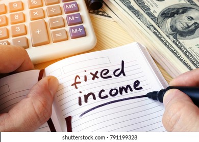 Fixed Income Written In A Note.