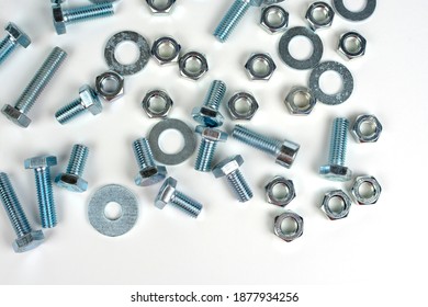 fixing bolts of different sizes with nuts