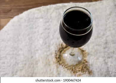 Fizzy Drink Poured Into A Transparent Glass