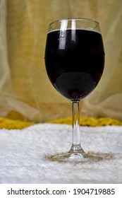 Fizzy Drink Poured Into A Transparent Glass