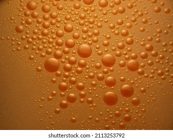 Fizzy, Orange Soda Drink, Bubbles, 