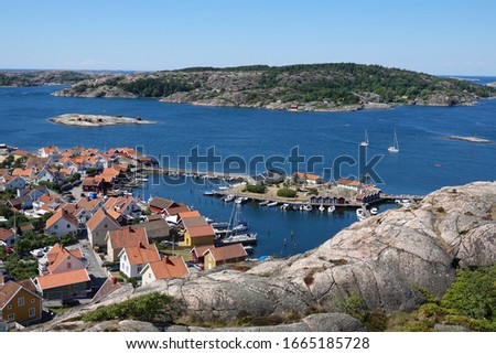 Fjaellbacka, a coast town at the west coast of Sweden