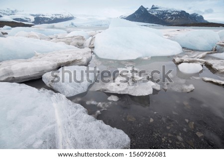 Similar – Foto Bild Gletscherzunge des Austerdalsbreen