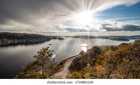 Fjord Called Byfjorden Outside Uddevalla