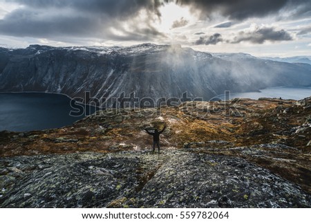 Similar – Fjord, Sehnsucht, Weite, Ruhe, Entspannung