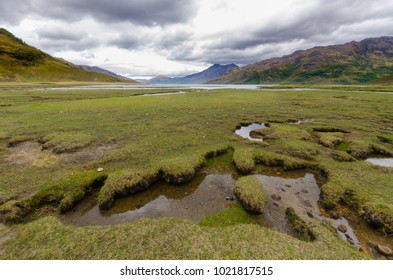 Fjords In Scotland Highland Seen From The Cape Wrath Trail