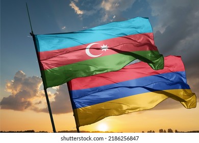 Flag Of Armenia Flag Of Azerbaijan Nagorno-karabakh Conflict