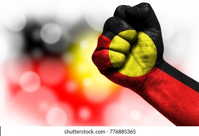 Flag of Australian Aboriginal
