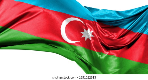 Flag Azerbaijan Land Of Fire