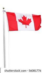 Flag Of Canada Isolated On A White Background
