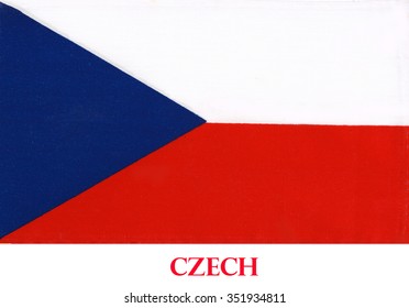 Flag Of The Czech Republic - Same As The Flag Of The Former Czechoslovakia. On Dissolution Of Czechoslovakia The Czech Republic Kept The Czechoslovak Flag, While The Slovak Republic Adopted Its Own.
