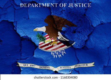 flag of Department of Justice of USA