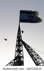 flag fluttering in the wind