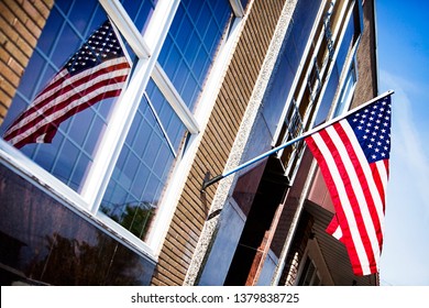 Flag Flying in the Wind