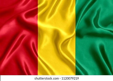 Flag Of Guinea Silk