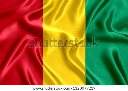 Flag of Guinea Silk