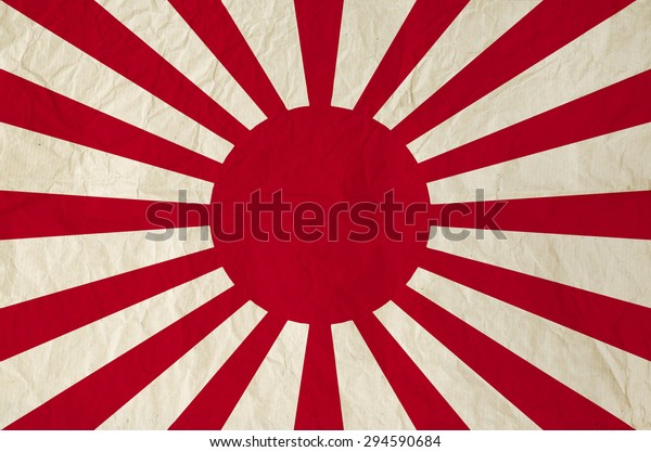 Flag Japan Vintage Old Paper War Stock Photo 294590684 | Shutterstock