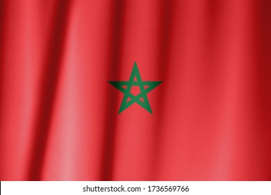 The Flag Of Morocco - Red Has Great Historic Significance In Morocco, Proclaiming The Descent Of The Royal Alaouite Family From The Islamic Prophet Muhammad.