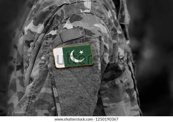 Flag Pakistan On Military Uniforms Pakistan Stock Photo (Edit Now ...