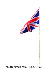 Flag Pole Of Union Jack Flag.