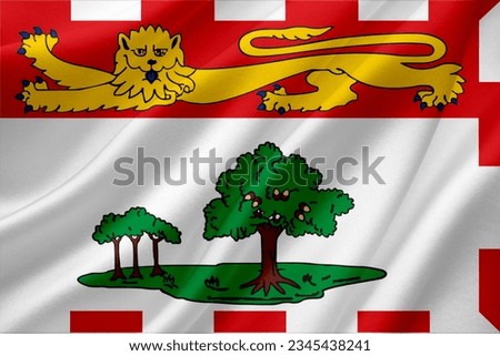 Flag of the provinces of Canada. Photo in high quality. High quality photo