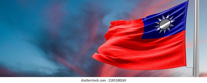 Flag Of The Republic Of China Taiwan 