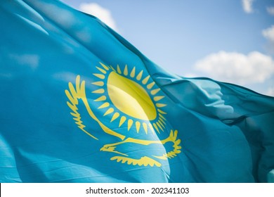 Flag Republic Of Kazakhstan